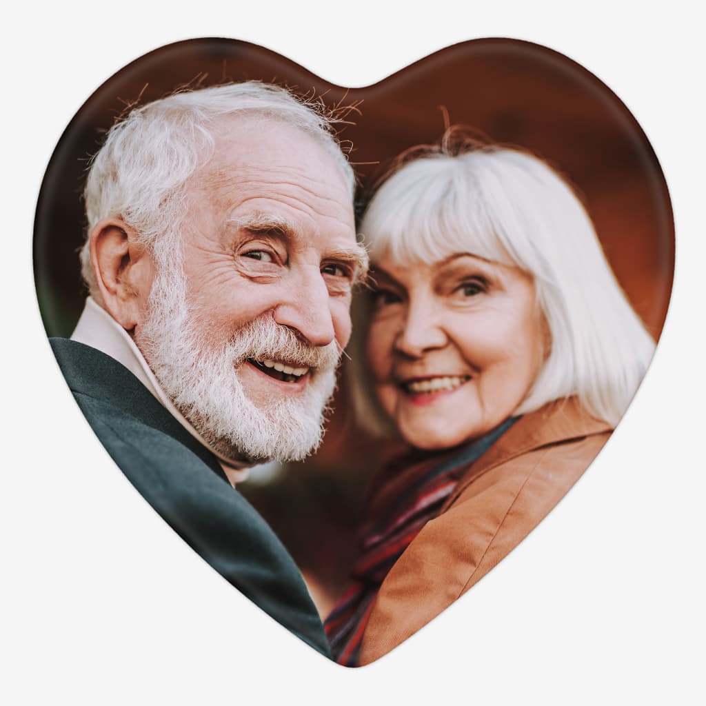 Fotos para lápidas en cerámica personalizadas - Corazón